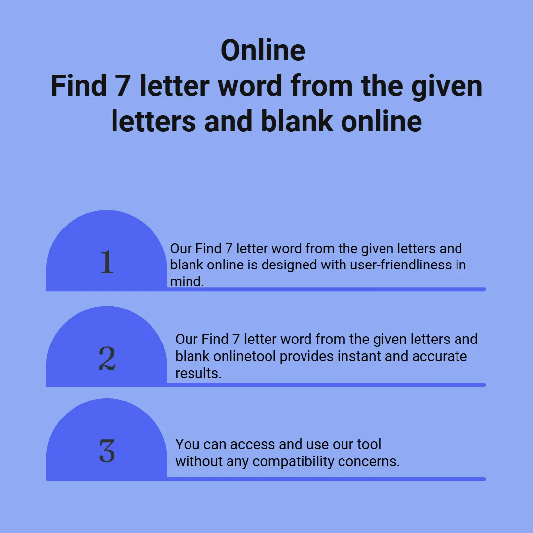 7 letter english words with no repeating letters