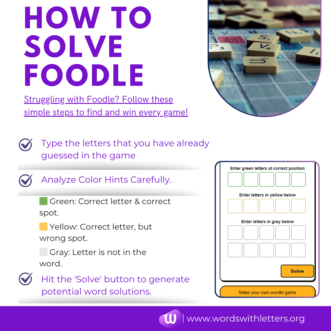 How to solve Foodle?